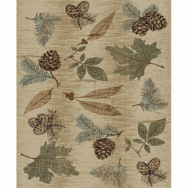 Mayberry Rug 2 ft. 3 in. x 7 ft. 7 in. Hearthside Autumn Area Rug Multi Color HS7821 2X8